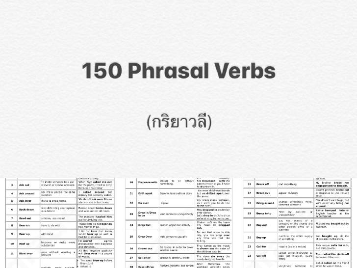 ͡¹͹ 150 Phrasal Verbs  ͺ IELTS